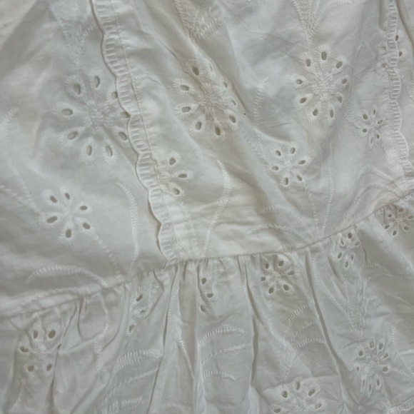 White Eyelet Long Top - Picture 2 of 3